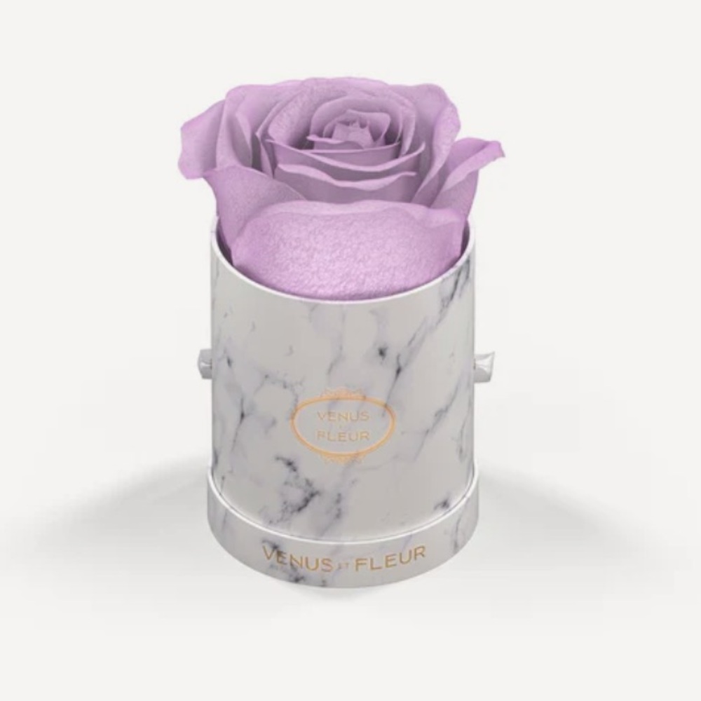 Venus ET Fleur Le Mini Round - Grey Marble / Lilac
